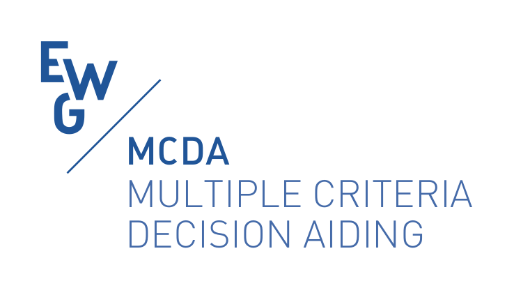 EURO working group on Multiple Criteria Decision Aiding (MCDA)