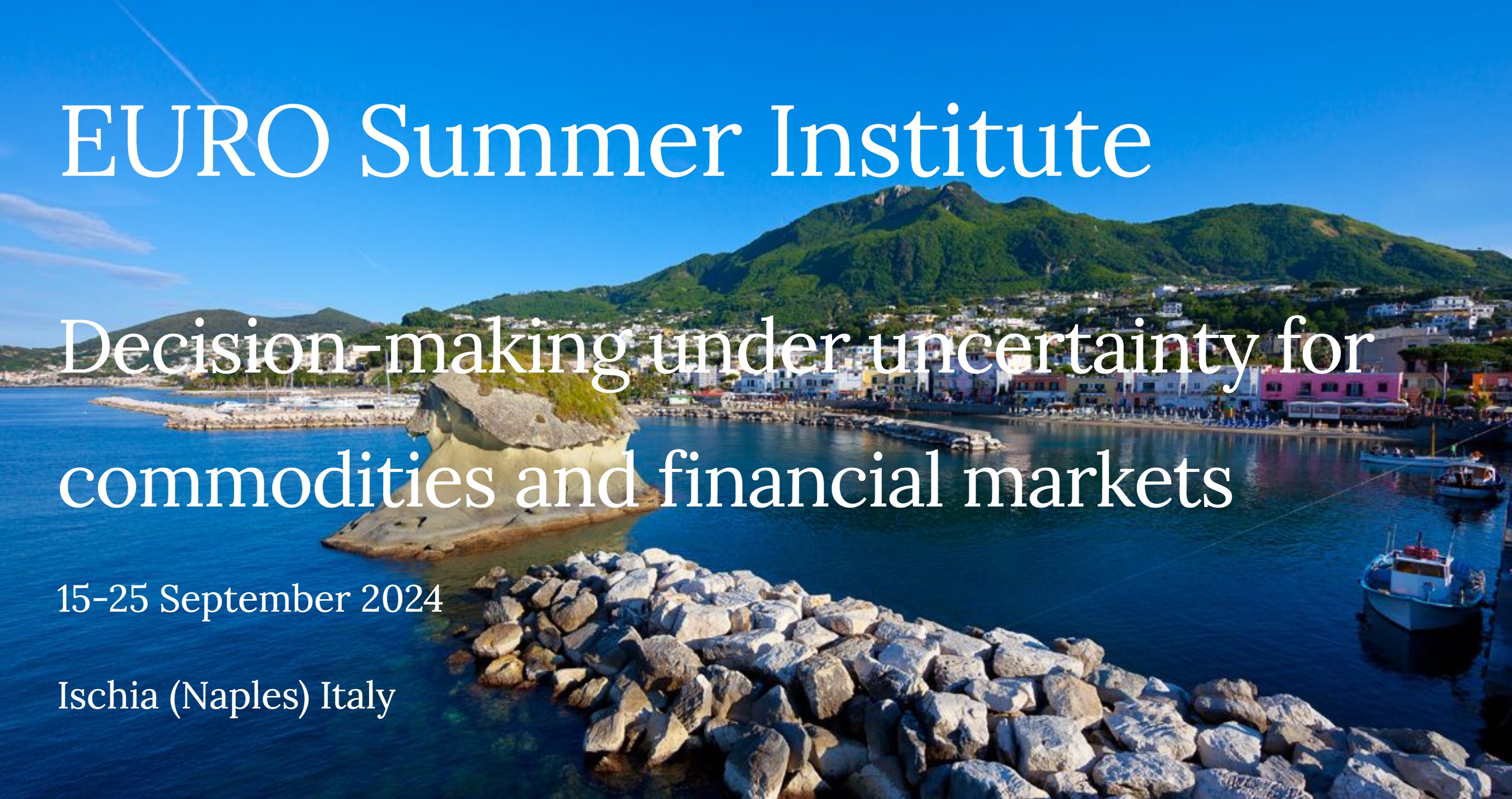 EURO Summer Institute Ischia 2024